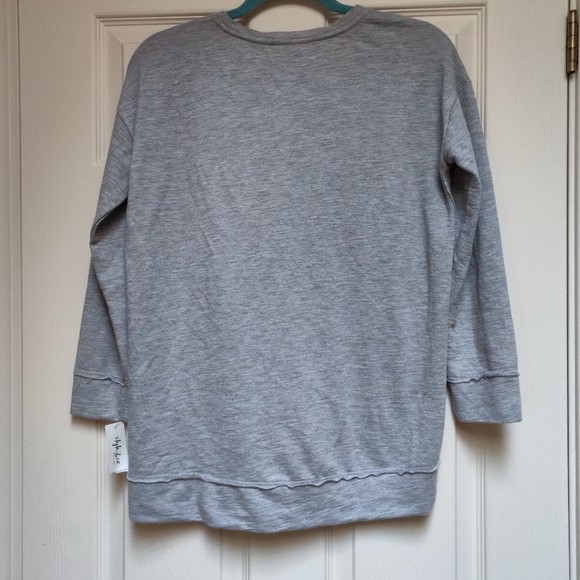 NWT Style & Co Beaded Sweatshirt Petite Medium - Picture 2 of 8